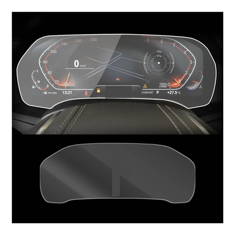 Instrumententafel Membran Für 3 Serie Für G20 Für G21 2019-2021 Auto Dashboard Instrument Panel GPS Bildschirm Gehärtetes Glas Schutz Film Displayschutzfolie von LTCZGRCI