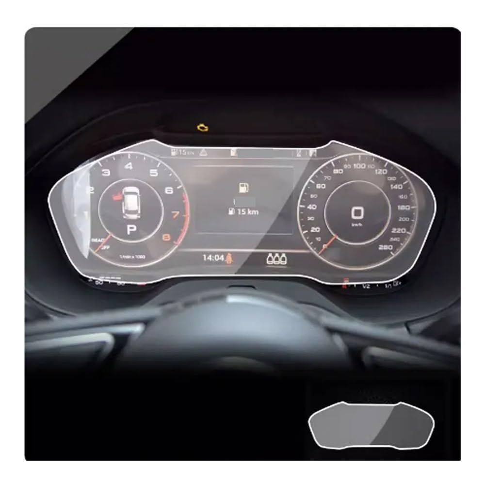 Instrumententafel Membran Für A5 Für S5 Für Q5 2019-2021 Gehärtetes Glas Auto GPS Radio Navigation Dashboard Screen Protector Display Film Displayschutzfolie von LTCZGRCI