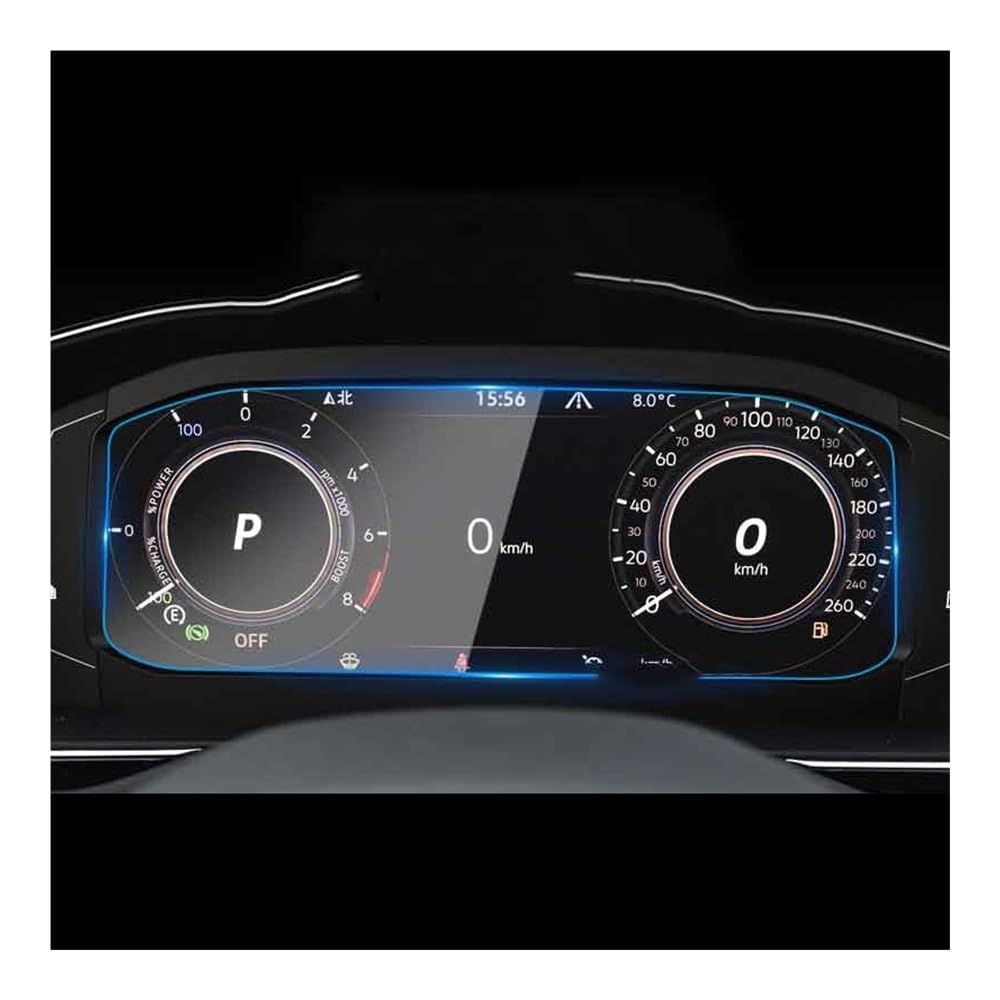 Instrumententafel Membran Für Arteon Für R-Linie 2021 Auto Instrument Dashboard Gehärtetem Glas Screen Protector Film Displayschutzfolie von LTCZGRCI