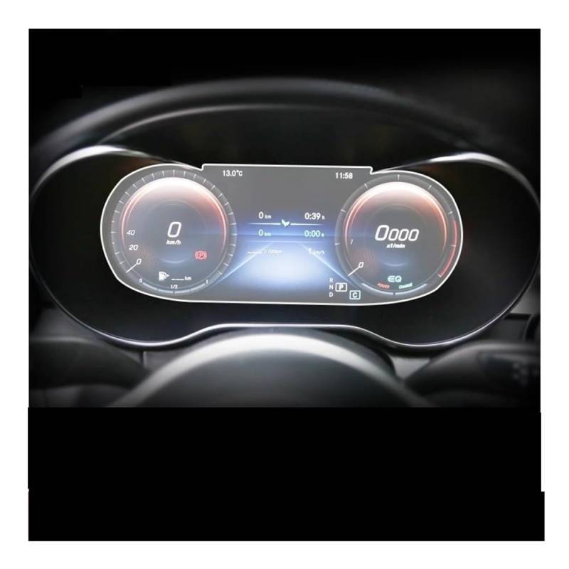 Instrumententafel Membran Für Benz Für GLC Für X253 2020-2022 Auto Center Konsole Bildschirm Anlassen Glas Schutz Filmscratch Radio Glas Film Displayschutzfolie von LTCZGRCI