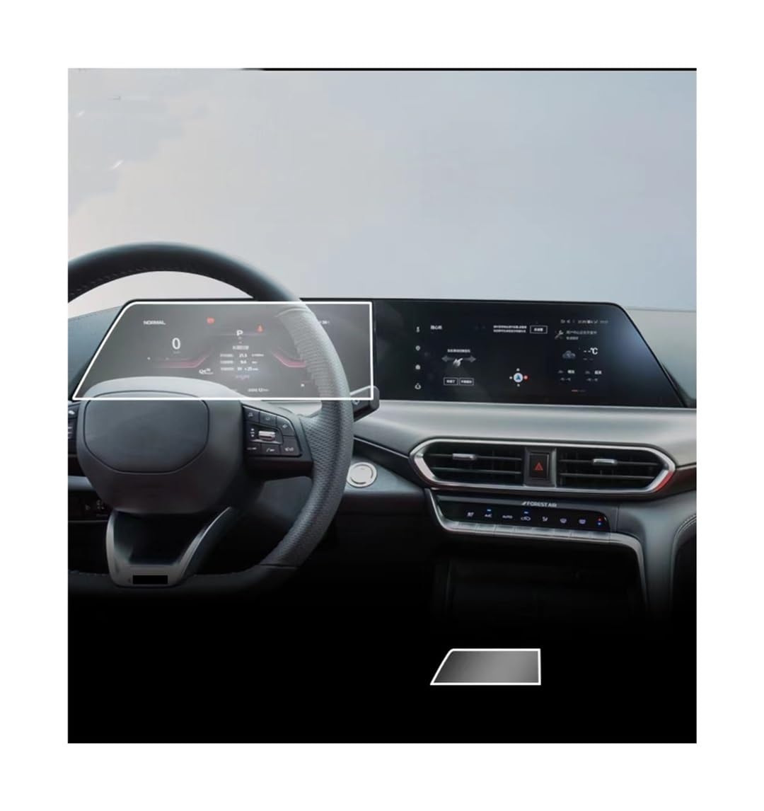 Instrumententafel Membran Für Changan Für Uni-t 2022 2023 10,3 Zoll Auto Radio GPS Und Dashboard Gehärtetem Glas Bildschirm Film Schutz Displayschutzfolie von LTCZGRCI