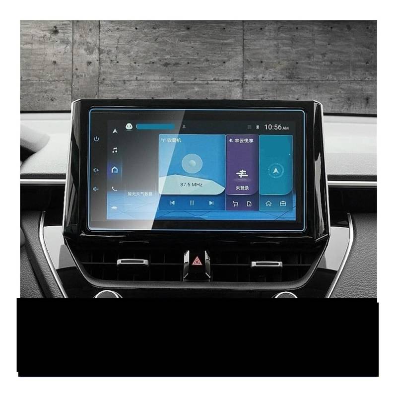 Instrumententafel Membran Für Corolla 2021-2023 Auto Gehärtetes Glas Schutzfolie Radio GPS Konsole Touchscreen Displayschutzfolie von LTCZGRCI