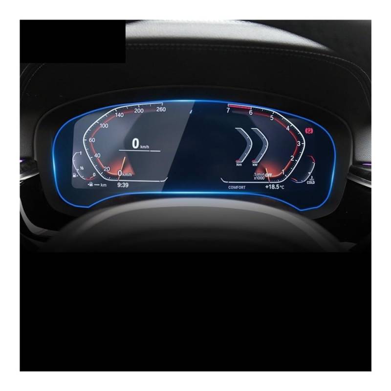 Instrumententafel Membran Für G30 Für G31 Für Serie 5 2020 Auto Innen Instrument Panel Membran Display-schutzfolie Displayschutzfolie von LTCZGRCI