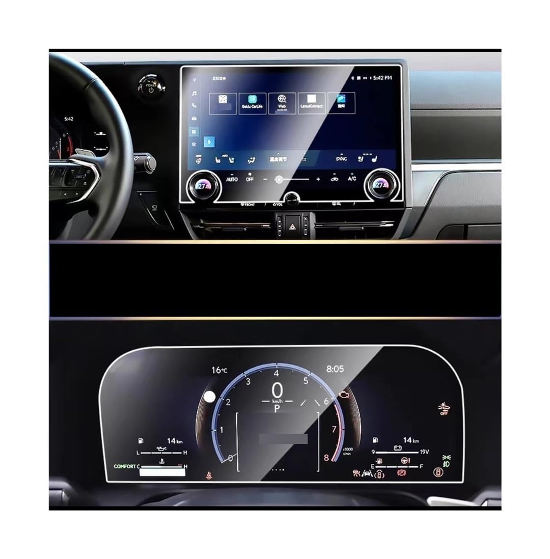 Instrumententafel Membran Für Lexus Für GX 2024 Auto GPS-Navigation UND Dashboard Touch Screen Schutz Film Displayschutzfolie von LTCZGRCI