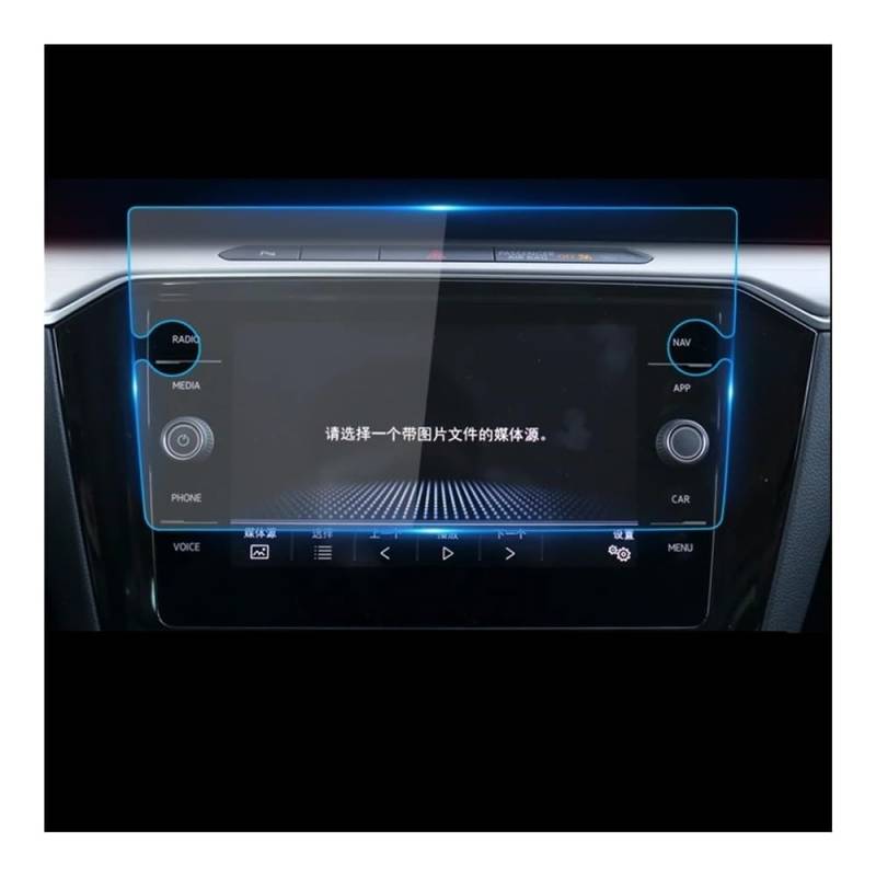 Instrumententafel Membran Für Passat Für B8 2020-2023Car Center Konsole Bildschirm Anlassen Glas Schutz Film Radio Glas Film Displayschutzfolie von LTCZGRCI