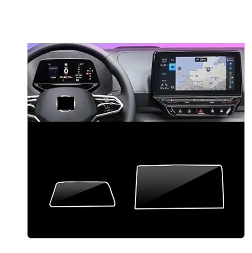 Instrumententafel Membran Gehärtetem Glas Für ID Buzz 2023 Infotainment Auto GPS Navigation Radio Screen Protector Dashboard Film Schutz Displayschutzfolie von LTCZGRCI