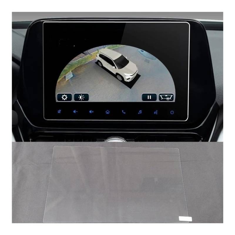 Instrumententafel Membran Gehärtetem Glas Screen Protector Film Für S&uzuki Für Grand Für Vitara 2023-2024 9 Zoll Auto Infotainment Radio GPS Displayschutzfolie von LTCZGRCI