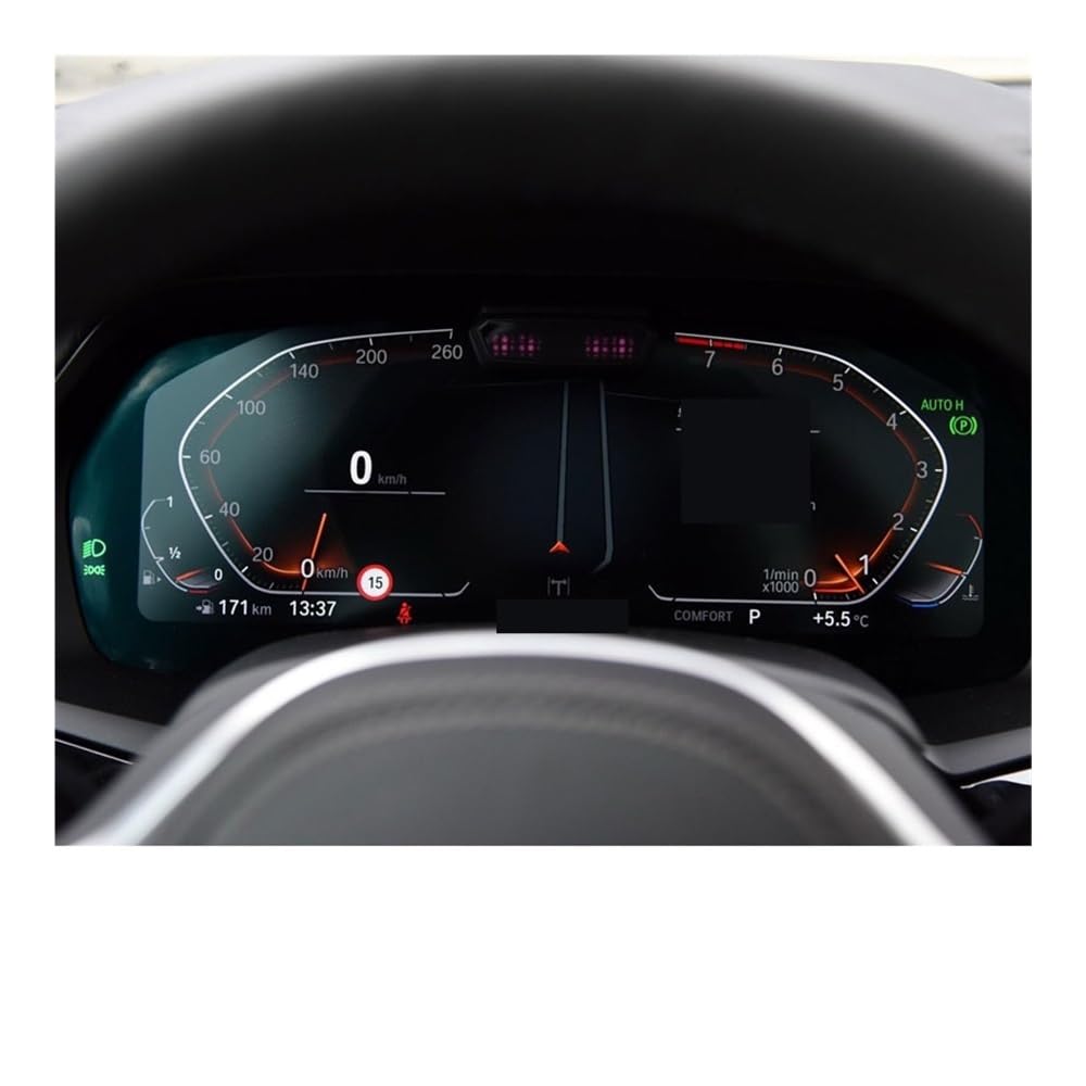 Instrumententafel Membran Gehärtetes Glas Schutzfolie für X5 für G05 2019–2020, Auto-Navigations-Displayschutz, Instrumenten-Armaturenbrett Displayschutzfolie von LTCZGRCI