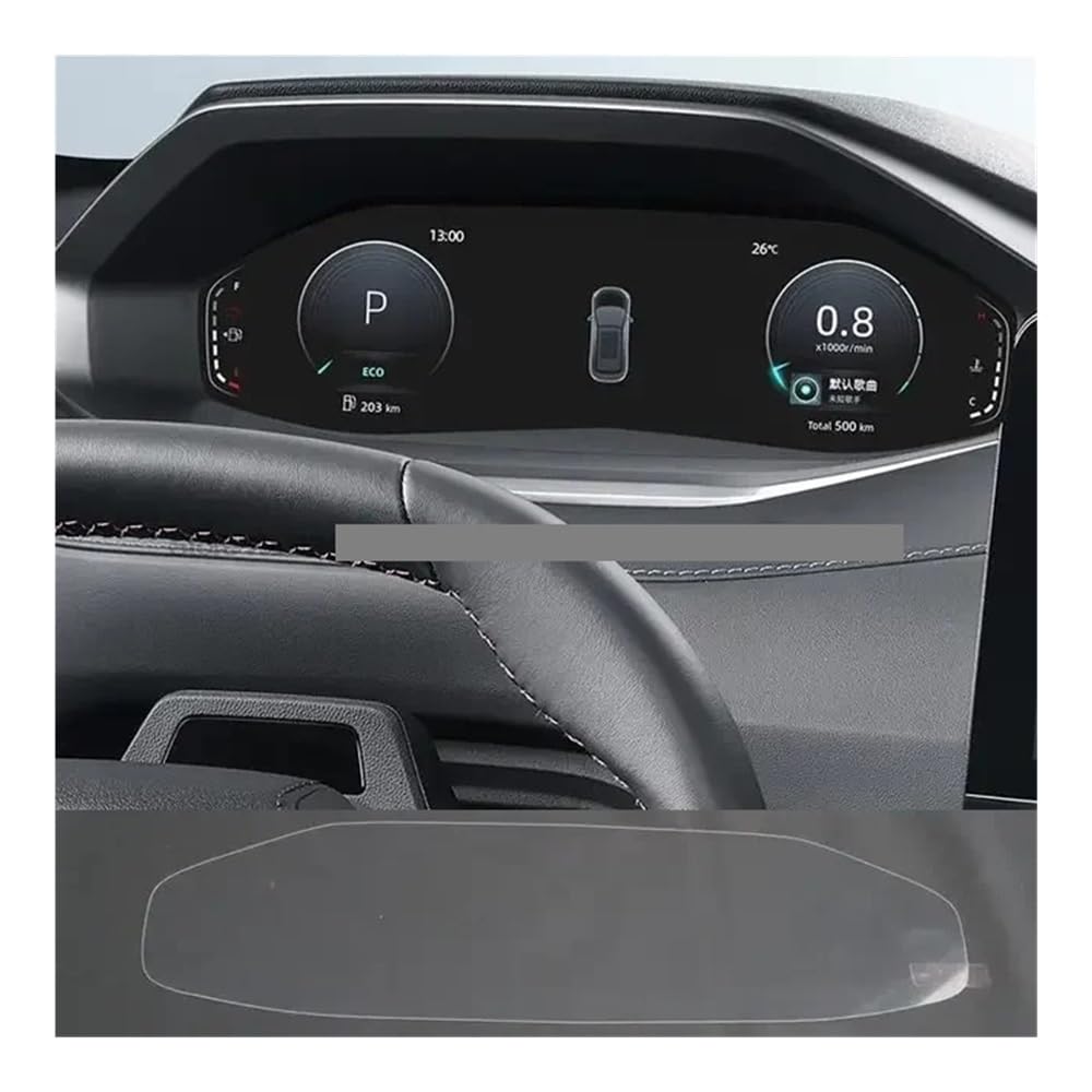 Instrumententafel Membran Schutz Gehärtetes Glas Für Changan Für CS55 Plus 2022-2024 Zweite Generation Infotainment Auto GPS Radio Dashboard Film Displayschutzfolie von LTCZGRCI