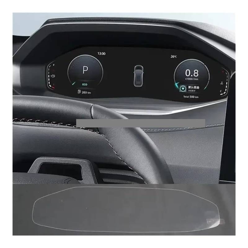 Instrumententafel Membran Schutz Gehärtetes Glas Für Changan Für CS55 Plus 2022-2024 Zweite Generation Infotainment Auto GPS Radio Dashboard Film Displayschutzfolie von LTCZGRCI