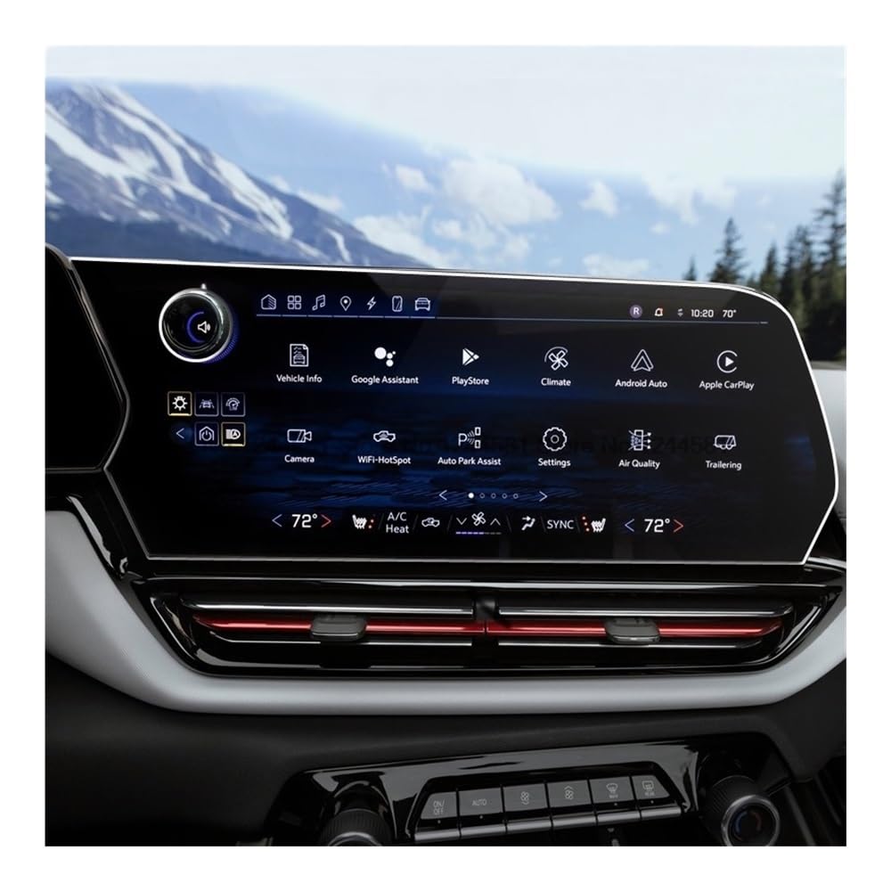 Instrumententafel Membran Screen Protector Für Chevy Für Equinox EV 2024 17,7 Zoll Auto Radio GPS Konsole Navigation Displayschutzfolie von LTCZGRCI