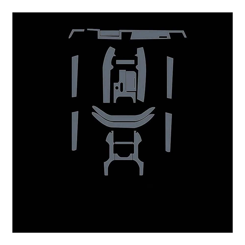 Instrumententafel Membran TPU-Schutzfolie für A8 2012–2017, Mittelkonsole, Getriebe, Tür, Armaturenbrett, Bildschirm, Air-Panel Displayschutzfolie von LTCZGRCI