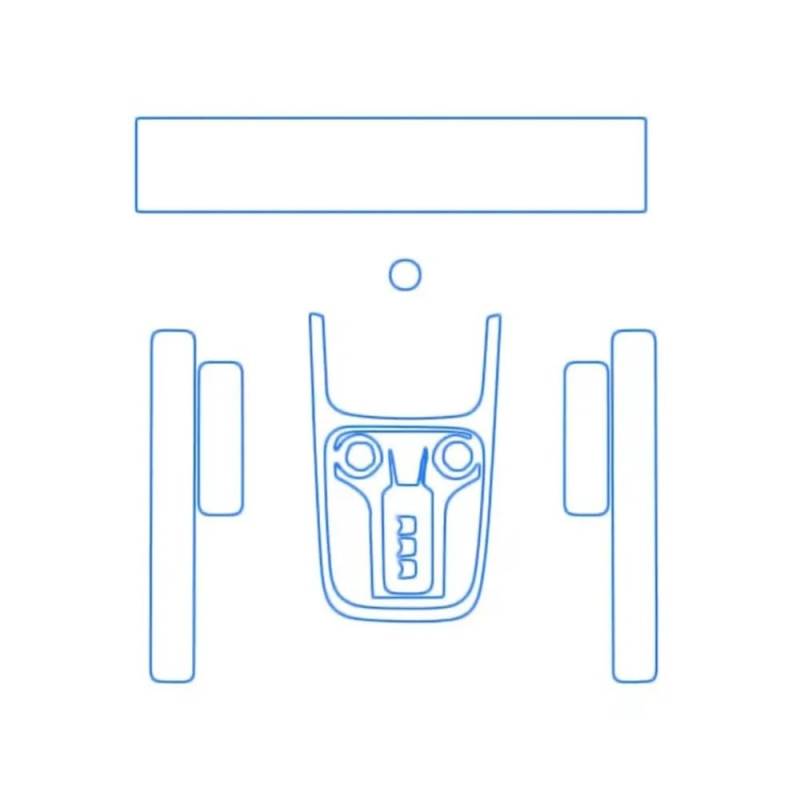 Instrumententafel Membran TPU-Schutzfolie für WEY für Tank 300 2021 2022, Auto-Center-Armaturenbrett-Bildschirm, Getriebeschutz Displayschutzfolie von LTCZGRCI