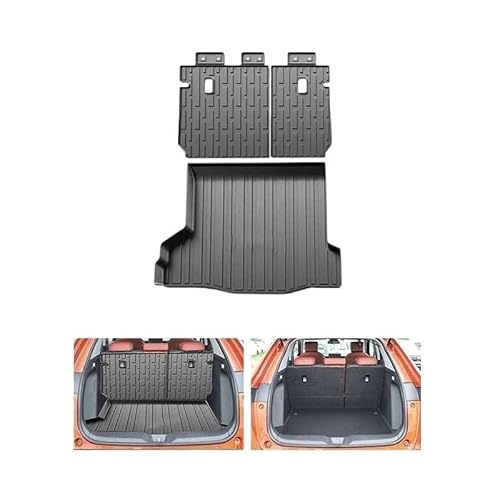 Kofferraum Schutzmatte Für HR-V Für XR-V Für VEZEL 2023-2024 Auto Kofferraum Fußmatten Lagerung Pad Auto Kofferraummatte von LTCZGRCI