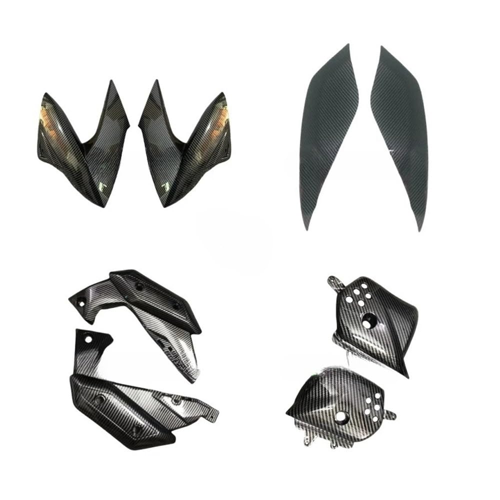 LTCZGRCI Motorrad Flügel Carbon Faser Beschichtung Motorrad Rechts Links Seite Panel Verkleidung kit Rahmen für XJ6 2009 2010 2011 2012 Motorrad Teil Motorrad Winglets von LTCZGRCI