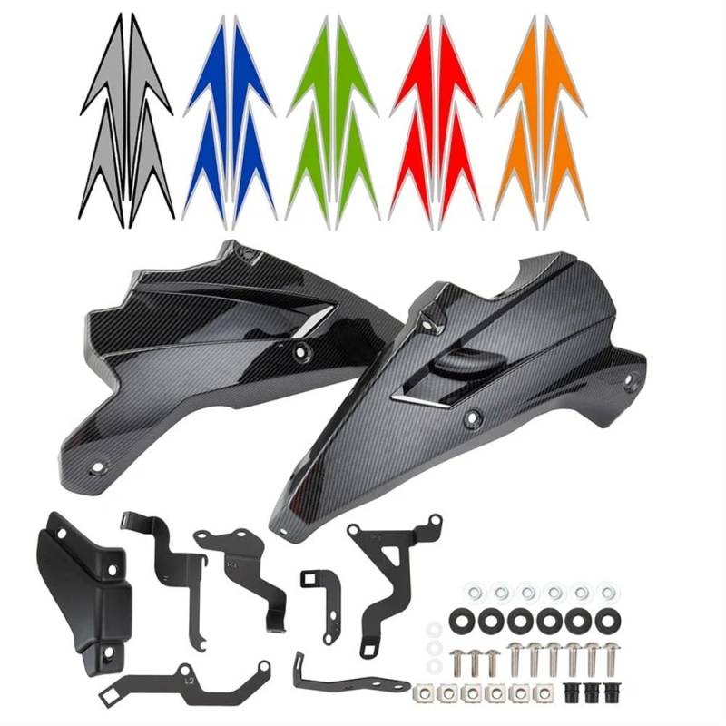 LTCZGRCI Motorrad Flügel Für K&awasaki Z900 2017-2024 Bauch Pan Motor Spoiler Untere Verkleidung Gugel Abdeckung Körper Rahmen Seite Panel Motorrad Zubehör Motorrad Winglets von LTCZGRCI