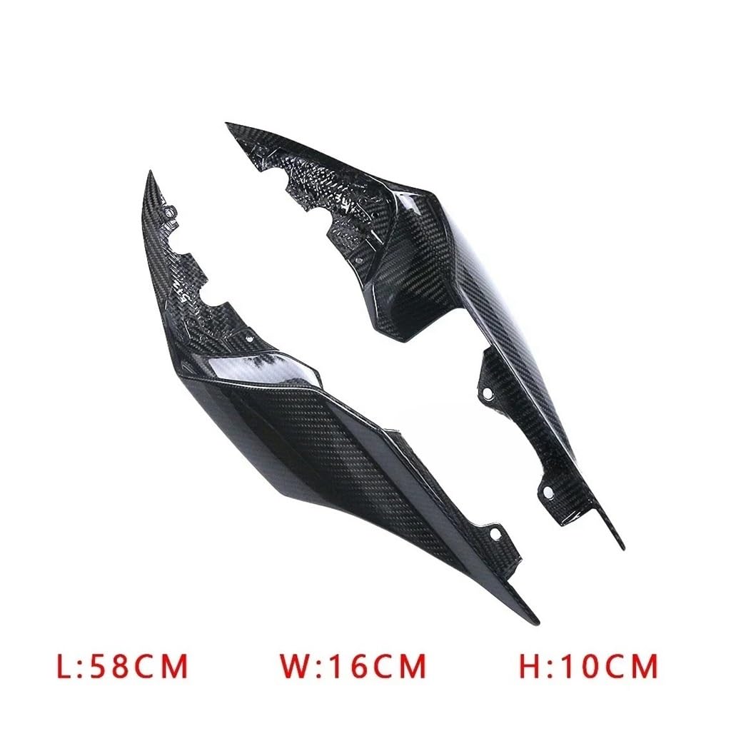 LTCZGRCI Motorrad Flügel Für YZF Für R1 Für R1M Für YZF-R1 2015-2023 Carbonfaser-Heck-Soziussitz-Seitenteile Verkleidungsverkleidung Motorradzubehör Motorrad Winglets von LTCZGRCI