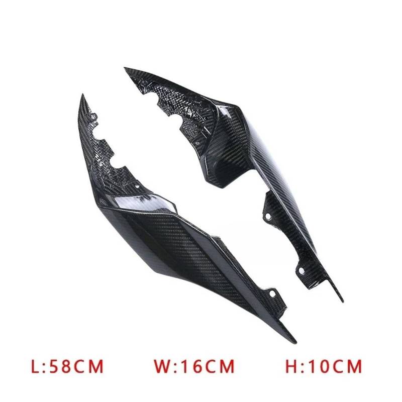 LTCZGRCI Motorrad Flügel Für YZF Für R1 Für R1M Für YZF-R1 2015-2023 Carbonfaser-Heck-Soziussitz-Seitenteile Verkleidungsverkleidung Motorradzubehör Motorrad Winglets von LTCZGRCI