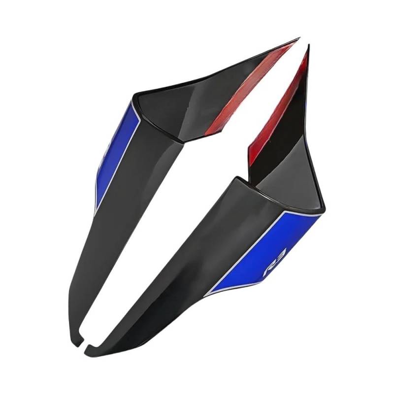 LTCZGRCI Motorrad Flügel Für YZF R3 2019-2023 Motorrad Hinten Verkleidung Seite Air Guide Feste Flügel Komponente Körper Hinten Seite Panel Spoiler Motorrad Winglets von LTCZGRCI