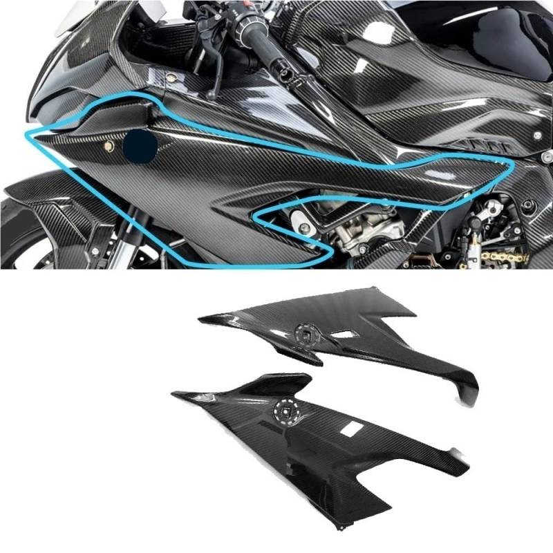 LTCZGRCI Motorrad Flügel Motorrad-Karosserieteile-Set Für S1000RR Verkleidungsseitenteil Seitenverkleidungen Motorhauben 2019–2022 Motorrad Winglets von LTCZGRCI