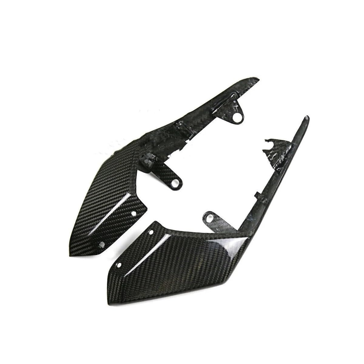 LTCZGRCI Motorrad Flügel Motorrad Passagier Position Seite Abdeckung Hinten Heckklappe Seite Panel Verkleidung für MT-07 für FZ-07 2018-2023 Motorrad Winglets von LTCZGRCI