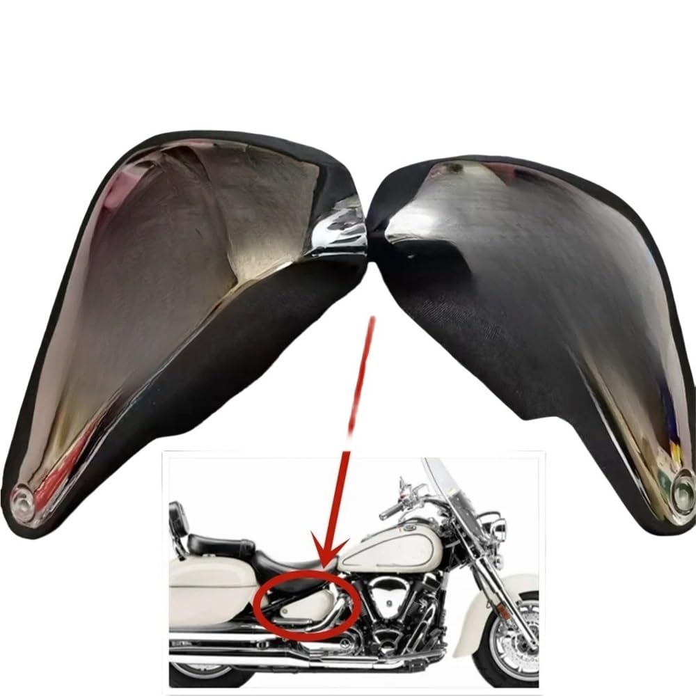 LTCZGRCI Motorrad Flügel Motorrad Rahmen Panel Schutz Kappe Seite Batterie Verkleidung Abdeckung Für XV1700 XV1600 Für Straße Für Star Für Silverado Für Mitternacht Motorrad Winglets von LTCZGRCI