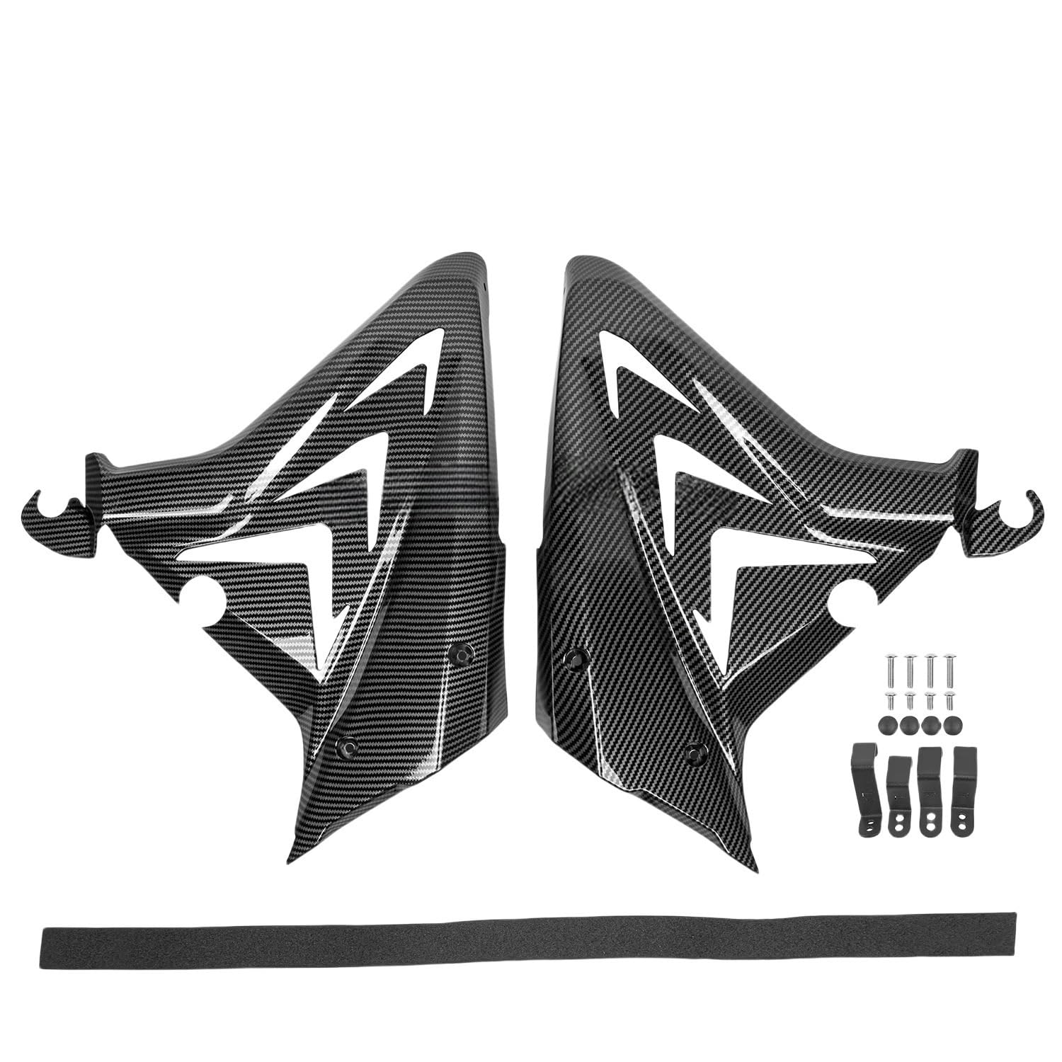 LTCZGRCI Motorrad Flügel Motorrad Rahmen Spoiler Körper Seite Abdeckung Panel Rahmen Gugel Verkleidung Für CBR 650R 2019-2023 Motorrad Winglets von LTCZGRCI