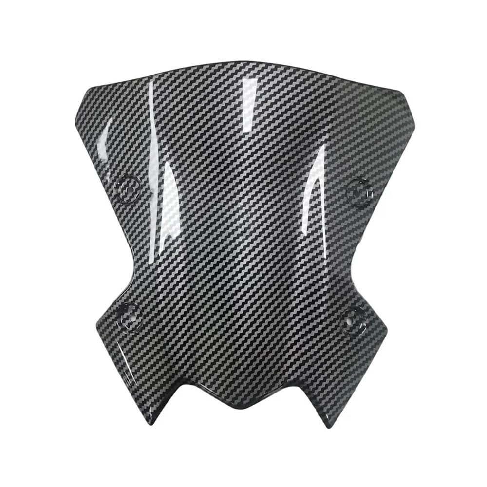 Motorrad Air Deflector Für K&awasaki Z900 2020 2021 2022 2023 Motorrad Windschutzscheibe Windschutz Schutz Carbon Look Schwarz Zubehör von LTCZGRCI