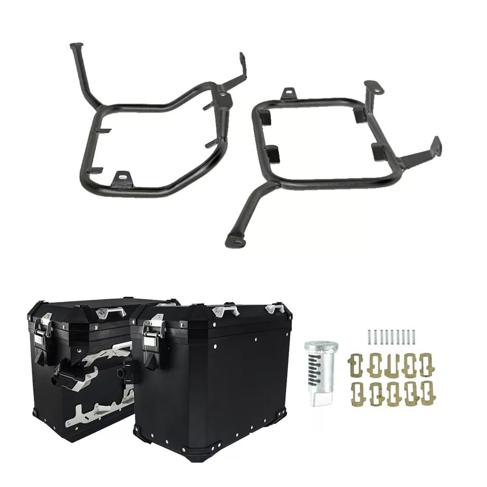 Motorrad-Gepäckträger Für F800GS Für F700GS 2009-2017 Motorrad Aluminium Pannier Satteltasche Box Seite Gepäck Hinten Fall Rack Halterung von LTCZGRCI