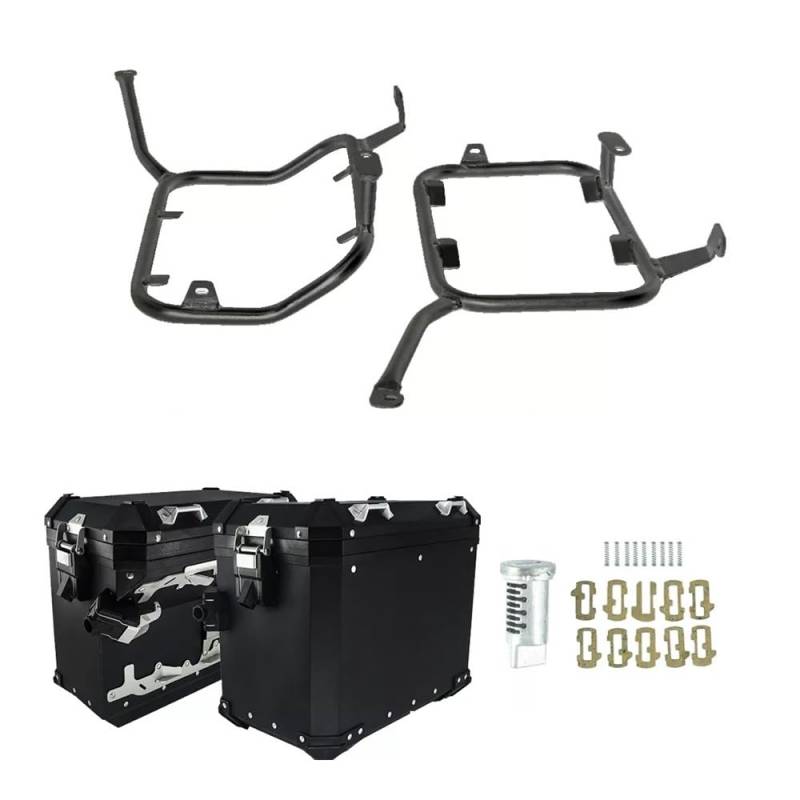 Motorrad-Gepäckträger Für F800GS Für F700GS 2009-2017 Motorrad Aluminium Pannier Satteltasche Box Seite Gepäck Hinten Fall Rack Halterung von LTCZGRCI