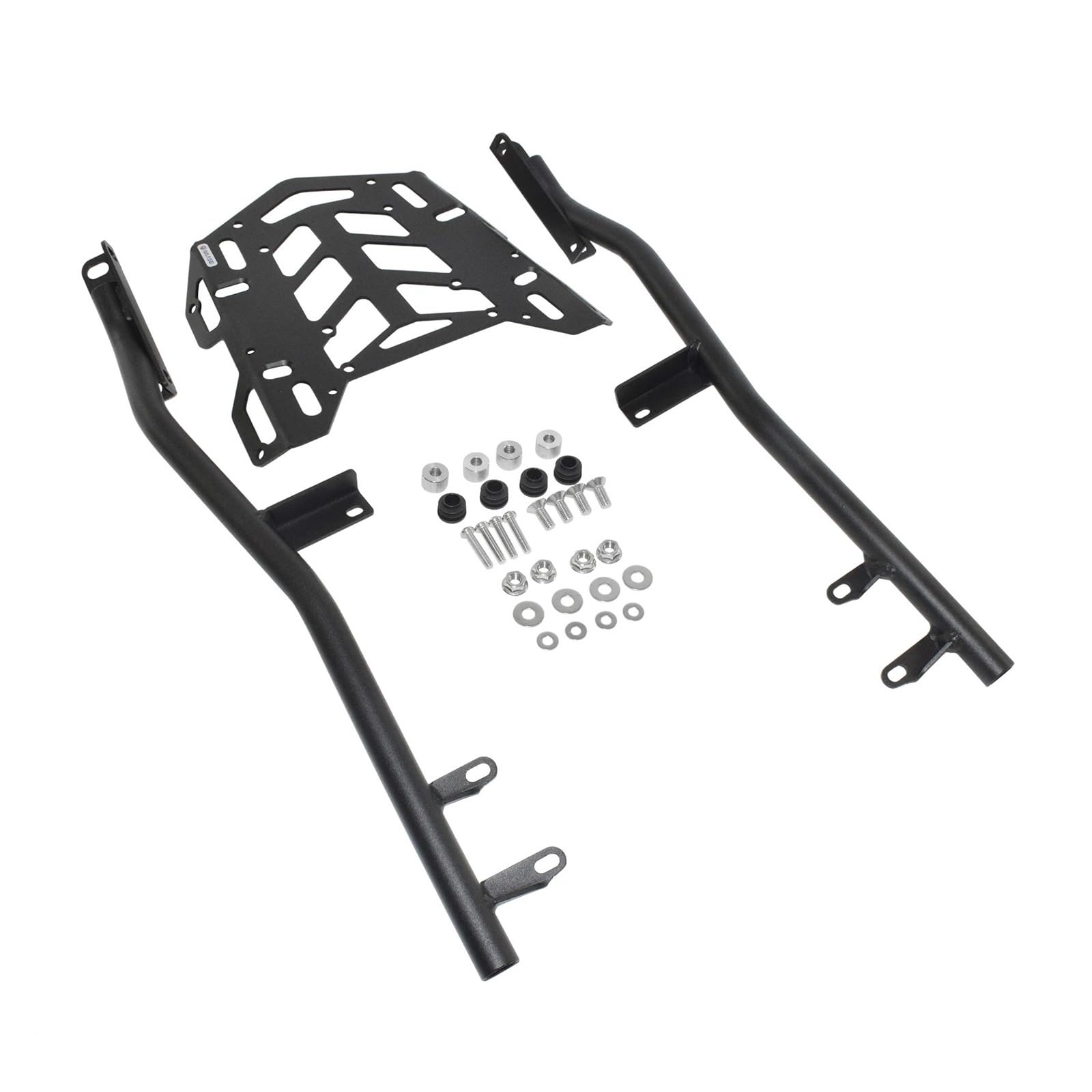 Motorrad-Gepäckträger Schwarzer Motorrad-Heckträger, Gepäckträger, Laderaumablage, Kofferhalter, Halterung für MT-125 für MT-15 2018 2019 2020 2021 2022 von LTCZGRCI