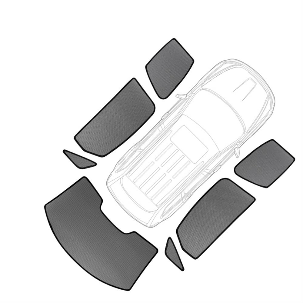 Sonnenblende Auto Netz Für Peugeot 2008 Für A94 2013-2019 Auto-Sonnenschutzschild Magnetischer Frontscheibenrahmen Vorhang Rückseitenfenster Sonnenschutz Visier Frontscheibenabdeckung von LTCZGRCI