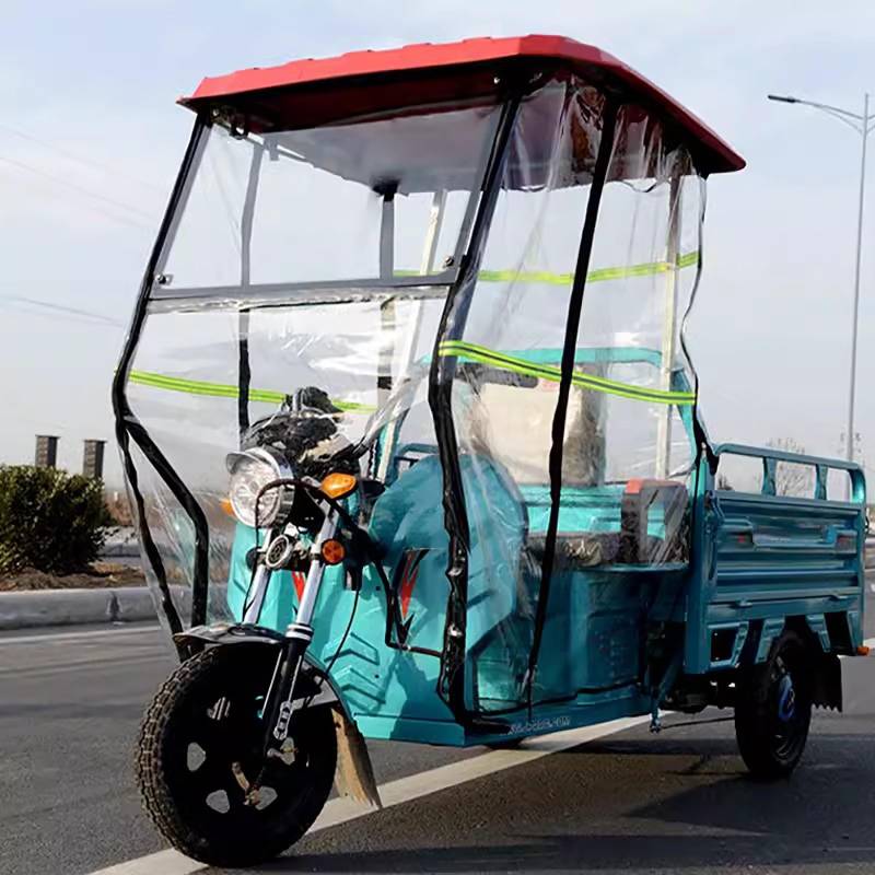 Schattenzelt für Motorräder, Überdachung für den Rahmen eines elektrischen Dreirads, wetterfest, für den Außenbereich, reflektierende Sanbengzi-Abdeckungen für die Lagerung im Freien, ideale von LTFCFZQ