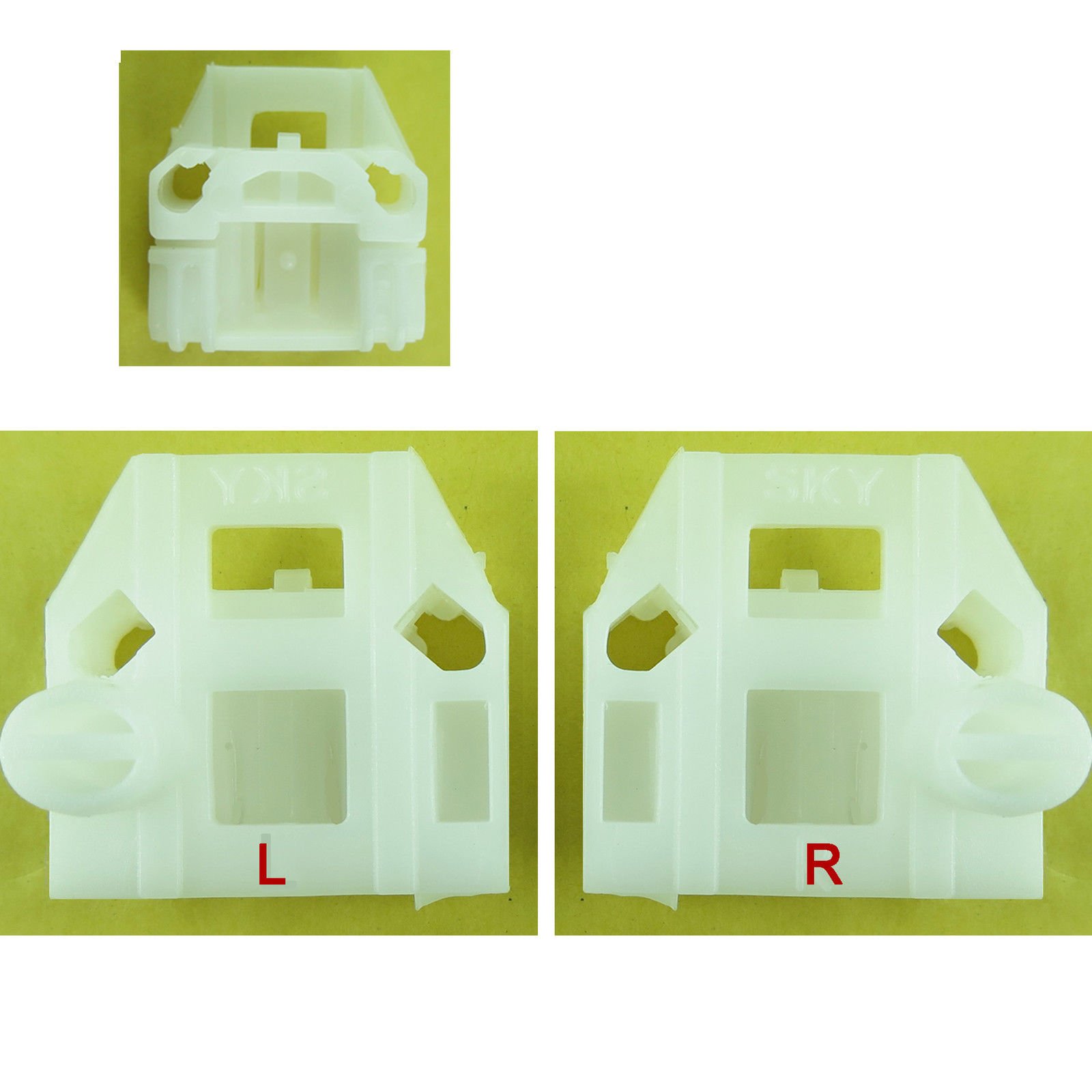 Reparaturclips für elektrische Fensterheber Skoda Fabia vorne links und rechts 1999–2007, für die Fahrer- und Beifahrerseite von LTS