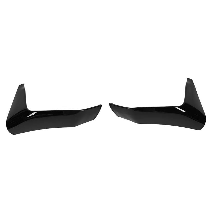 2 Stück Frontstoßstangen-Lippensplitter, Motorhaubenverkleidung, Kfz-Luftdämme, LKW-Motorhauben-Formteil, kompatibel mit F80 F82 F83 M3 M4 (Black) von LTSQIN