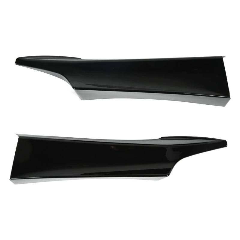 2-teiliger Frontstoßstangen-Lippenspoiler-Spoiler-Kit, Frontstoßstangen-Lippenspoiler-Kit Hellschwarzer Stoßfänger-Ecksplitter-Body-Kit für 1er F20 F21 Pre-Facelift LCI M Sport von LTSQIN