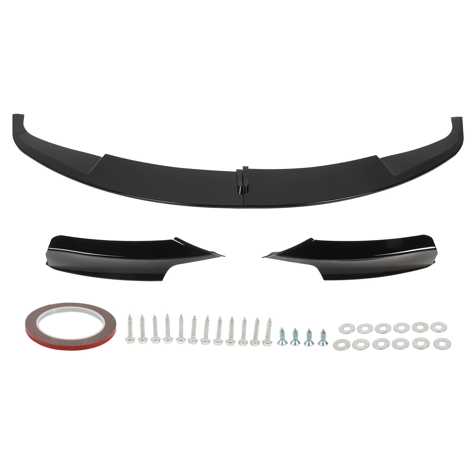 4PCS Frontstoßstangen-Lippensplitter, leuchtend schwarzer Stoßstangenlippen-Splitter, passend für 3er F30 F31 M-Sport 2013 bis 2019 von LTSQIN