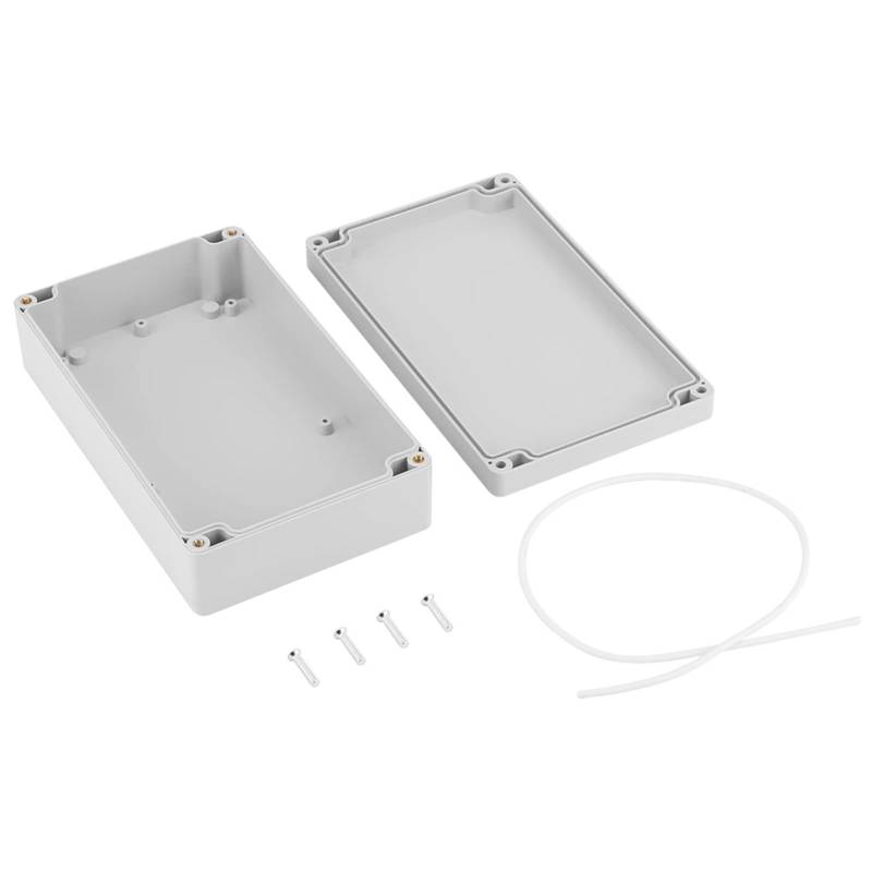 LTSQIN Anschlussdose, elektrisches Gehäuse, wasserdicht, IP65, ABS-Projektgehäuse, Verkabelung, Anschlussdose, 200 x 120 x 56 mm, für elektrische Projekte von LTSQIN