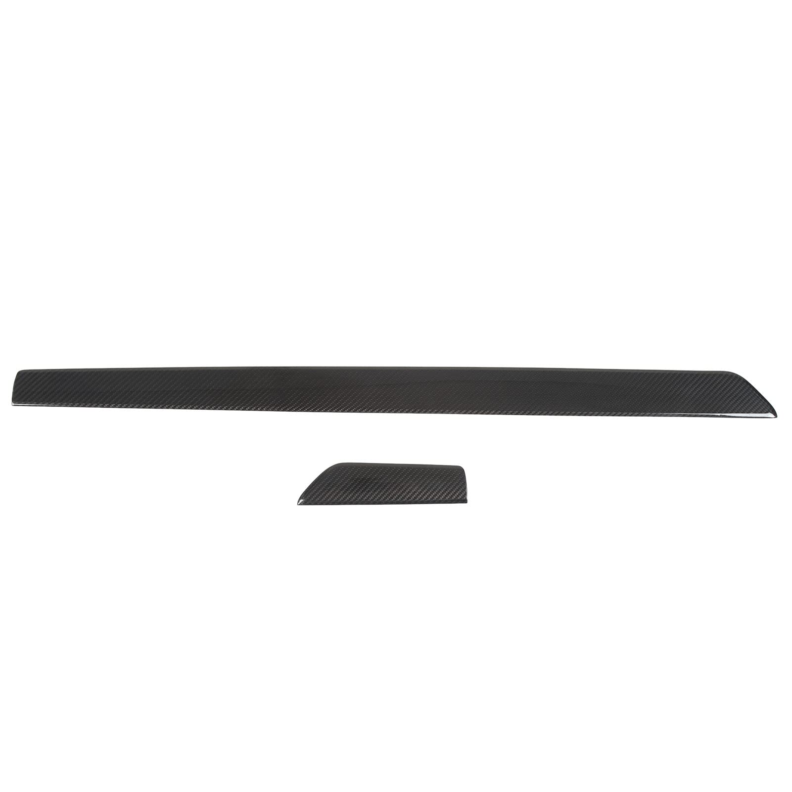 LTSQIN Center Control Dashboard Strip, 2PCS Center Control Trim Strip Carbon Fiber Dashboard Dekoration Trim Zubehör Passend für 911 2019 bis 2023 von LTSQIN