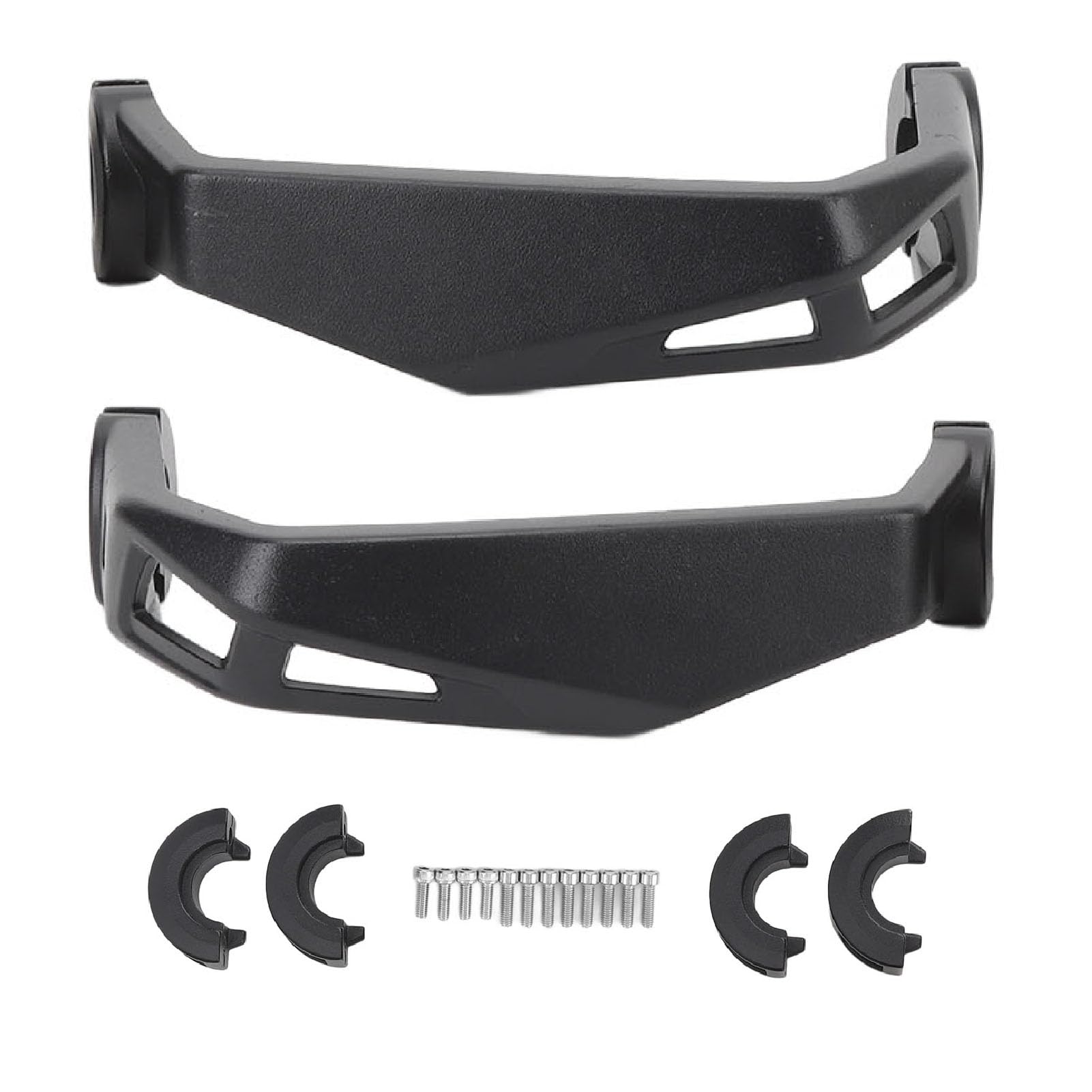 LTSQIN Handschützer, eloxiertes schwarz beschichtetes Aluminium, starker Schutz, Motorrad-Dirt-Bike-Handschützer 219400998 Handschützer-Set für alle Ryker-Modelle von LTSQIN