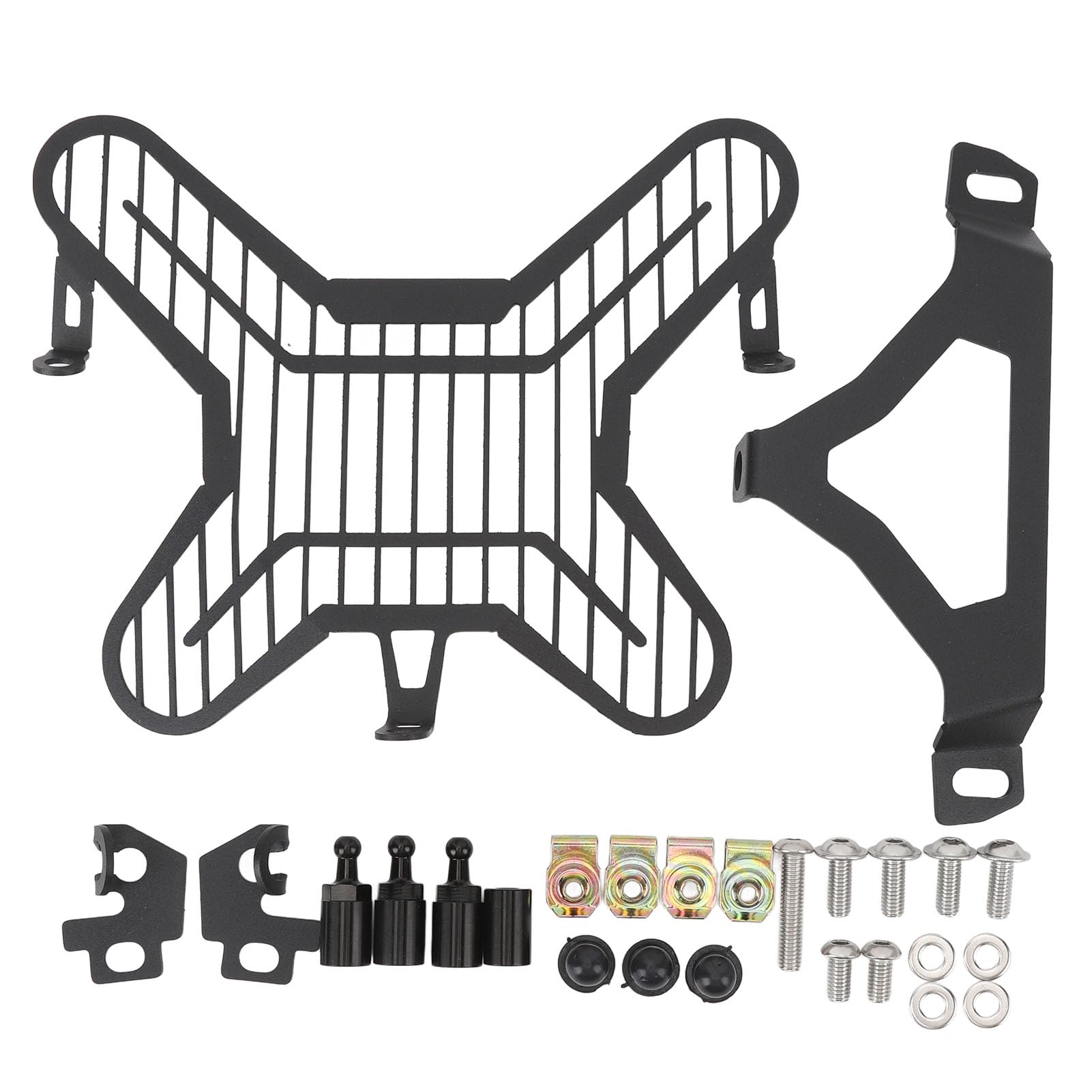 LTSQIN Scheinwerfergitterschutz, Autogrillgitter, schwarzes Metallgitter, stabile Metalllegierung, Motorrad-Frontscheinwerferschutzgitter für R1300gs-Grilleinsätze von LTSQIN