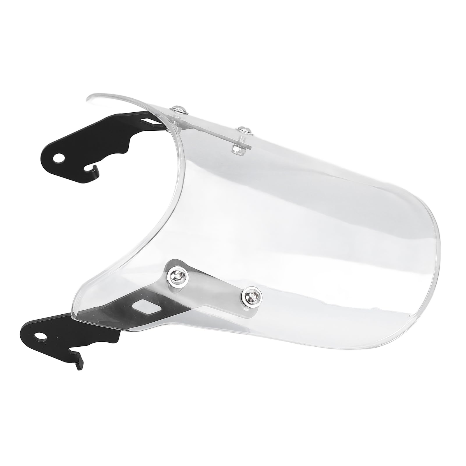 Motorrad-Frontverkleidung, Motorrad-Windschutzscheiben-Abweiser, reduzierte Windverkleidung, Windschutzscheibe, vorderer Fliegenschutz, für 400 450 500 (Transparent) von LTSQIN