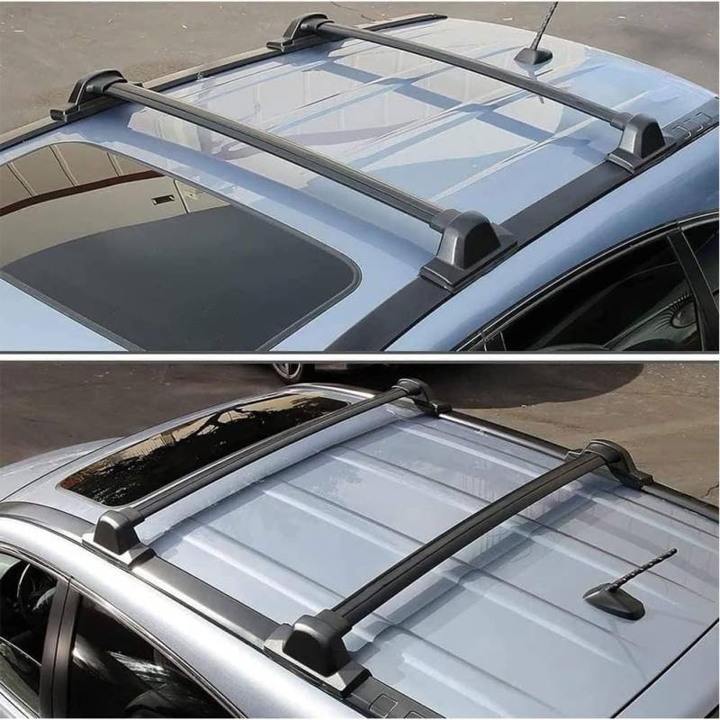 2Stück Auto Dachreling Dachgepäckträger für H-onda CRV CR-v 2007-2011, Aluminium Dachträger Querträger Camping Transport DachbüGel Gepäckträger Zubehör von LTSRLL