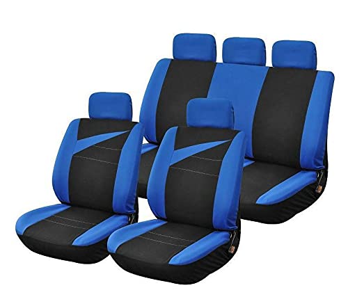 LUBEX 16447 Sitzbezug für Rennsitze, blau, Universalmodell von LUBEX