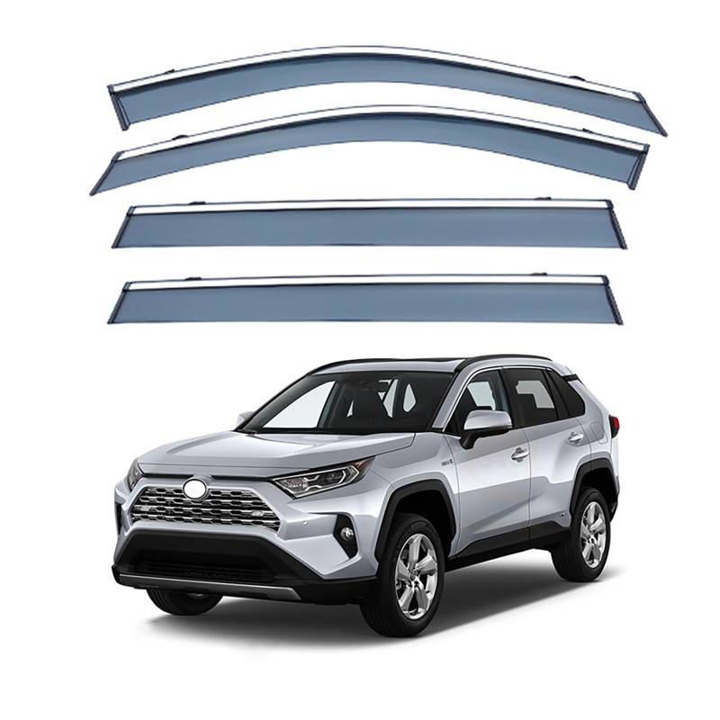 Auto-Windabweiser für Toyota RAV4 XA50 2020–2024, Autofenster-Regenschutz, Abwehrbleche, Sonnenblenden, Zubehör von LUGIWN