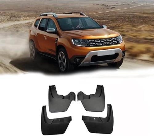 4 Stück Auto Schmutzfänger für Renault Duster HM 2017-2023, Vorne und Hinten Spritzschutz Spritzfest Dekoration Auto Styling Zubehör von LUISAS