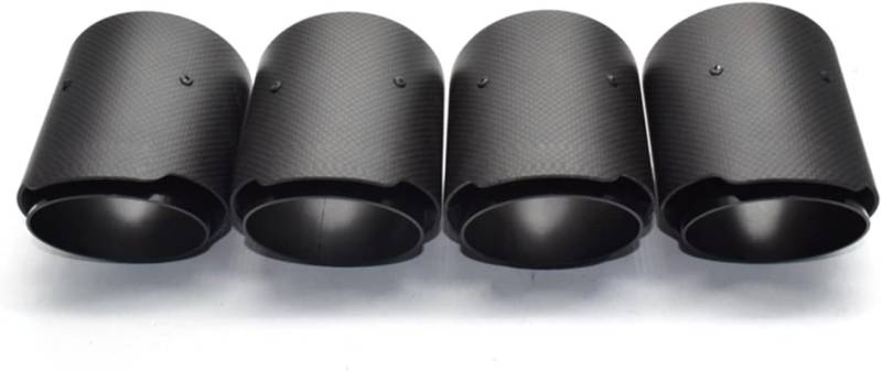 Auto-Auspuff-Endrohr Für BMW F87 M2 F80 M3 F82 F83 M4,Auto Auspuff Spitze Rohr Auspuff System Schalldämpfer Endrohr Heckkehle,C/4 Pcs Matte Black von LUISAS