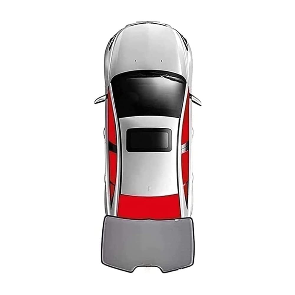 LUISAS Auto-Seitenfenster-Sonnenschutz für BMW 1 Series Hatchback F20 2011-2018,Magnetische Auto Sonnenschutz Visier Vorne Heckscheibe Mesh Rahmen Vorhang,G-Rear Windshield von LUISAS