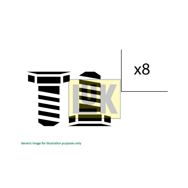 Luk Luk Schraubensatz f?r Schwungrad BMW 1er 2er 3er 4er 5er X1 X3 X4 Mini von LUK