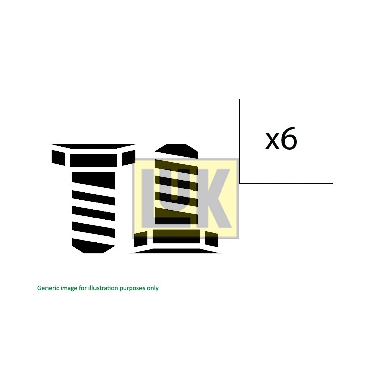 Luk Schraubensatz f?r Schwungrad Audi Ford Seat Skoda VW von LUK
